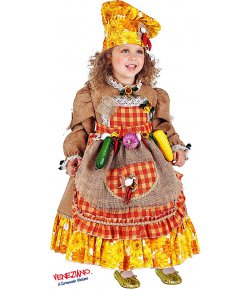 Costume di carnevale FRUTTIVENDOLA BABY